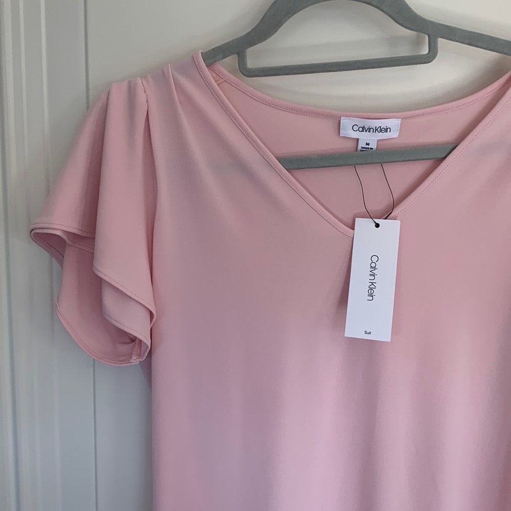 Calvin Klein pink blouse